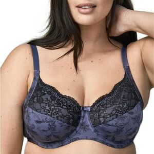 Wonderbra Floral Lace Full Support Underwire Bra Plus Size